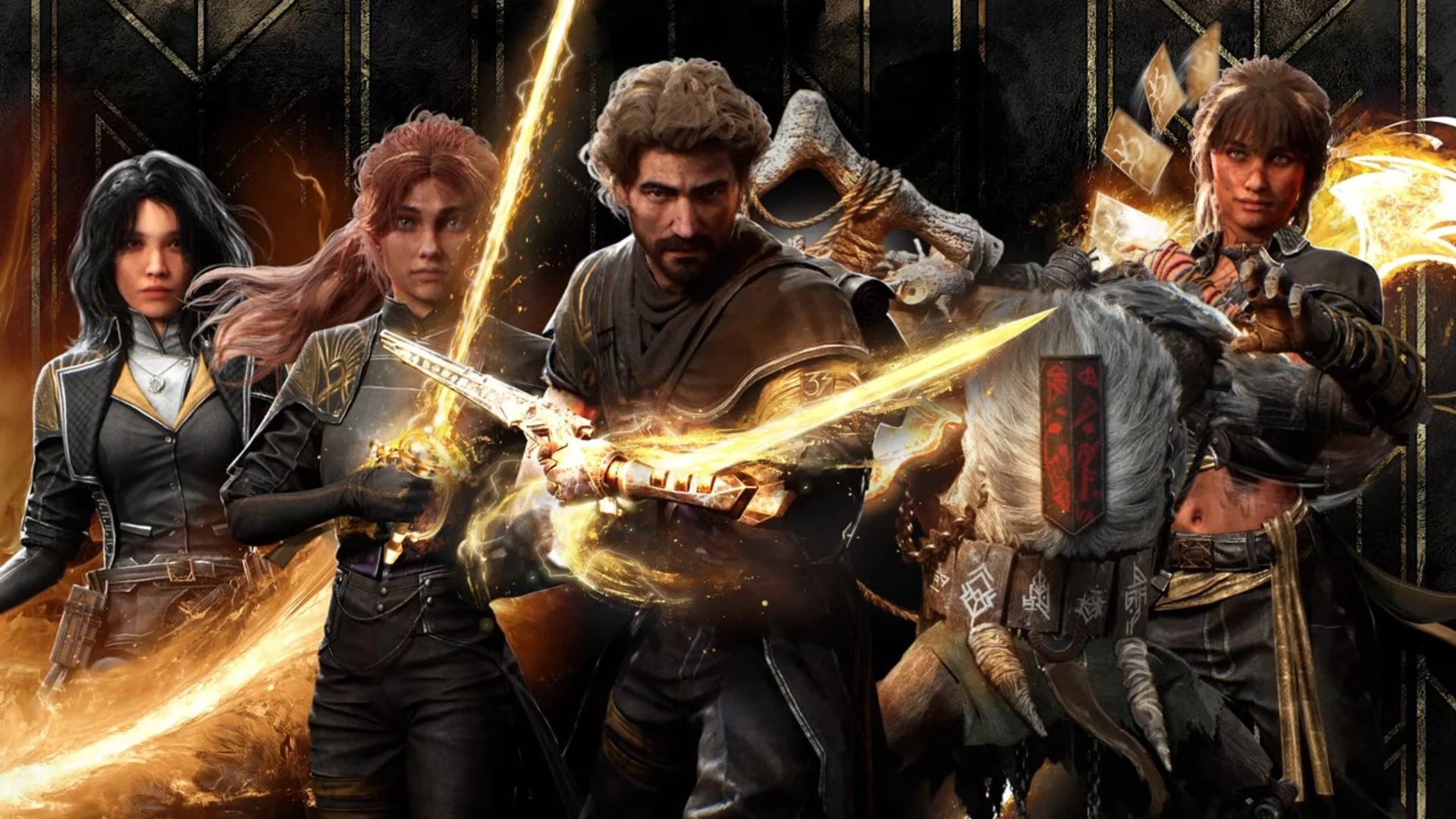 Clair Obscur: Expedition 33 key art showing its fantasy RPG cast