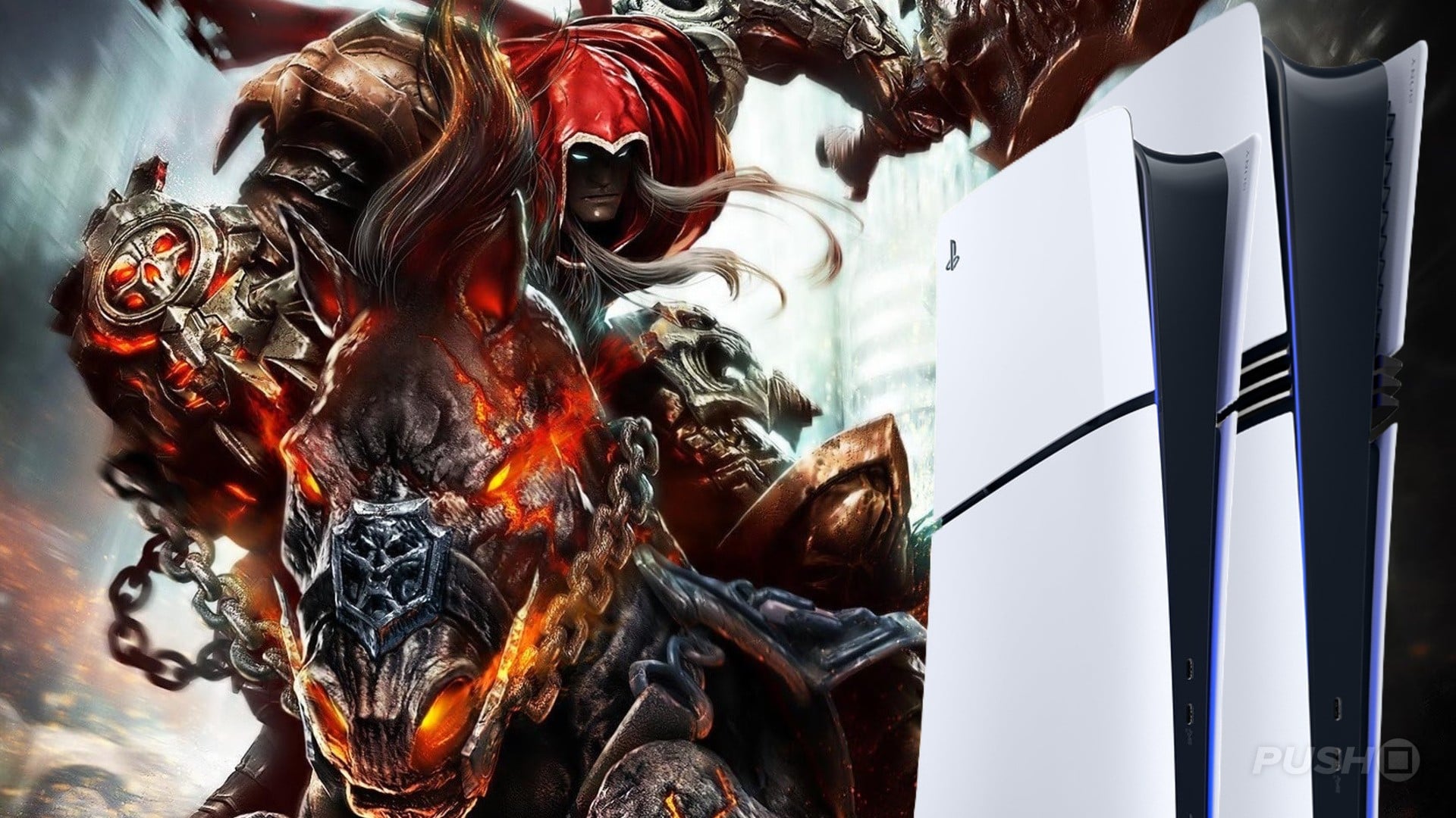 Darksiders: Warmastered Edition artwork showing War with his sword