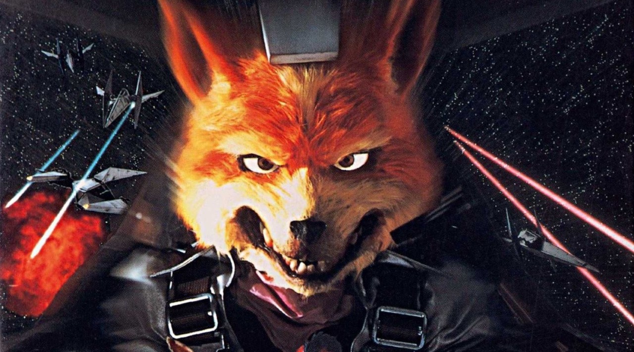 The original Star Fox team represented as live-action puppets from Nintendo's early 1990s marketing campaign.