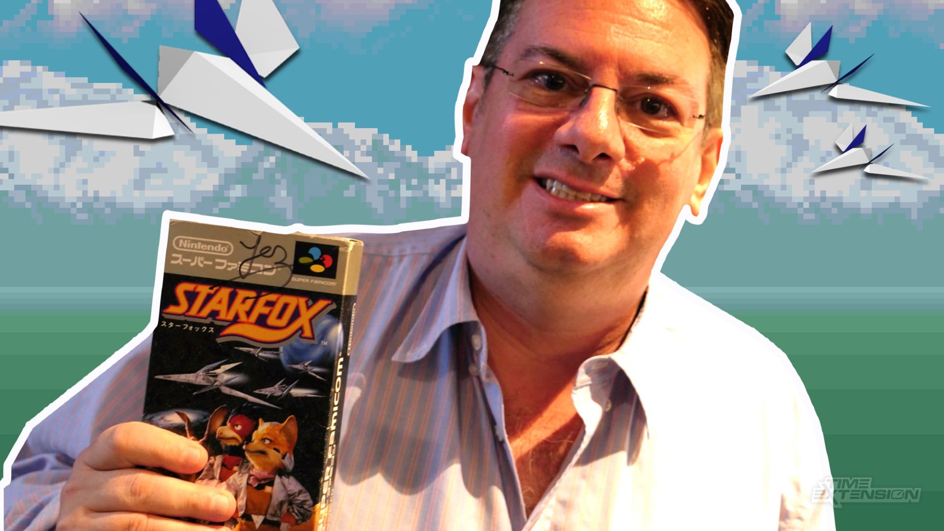 Archive-style image for a feature on Jez San, Argonaut, Nintendo and Star Fox.