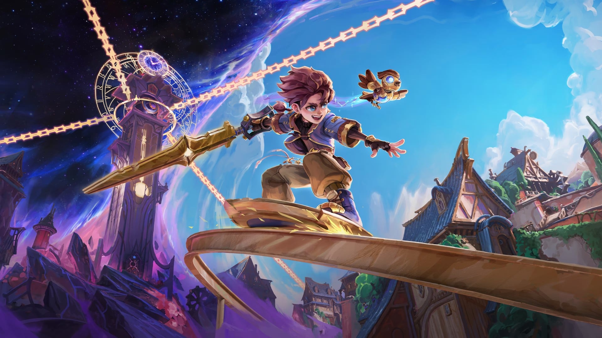 Duskfade hero Zirian exploring a dark fantasy platforming world