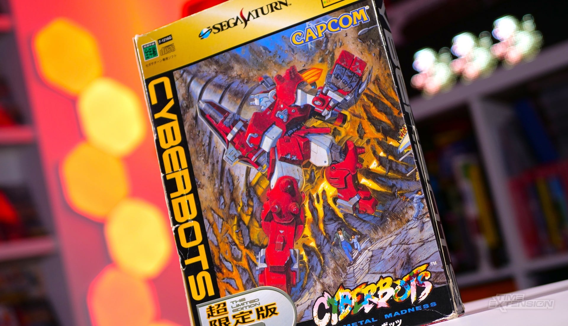 Cyberbots Fullmetal Madness limited edition box set for Sega Saturn with artbook and display items